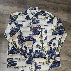 Men's Classic Car Print Shirt